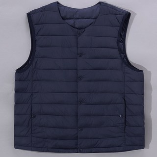 후앙스 남녀공용 U넥 V넥 변형 투웨이 경량 패딩 조끼 GZCP-5190