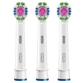 Oral-B 歐樂B 亮白拋光X型刷頭 3支入, 1盒, EB18PRX-3