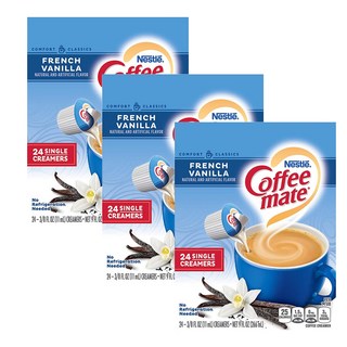 커피메이트 크리머 프렌치 바닐라 K-컵, 72개입, 11ml