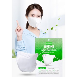 숨코리아 프리아이 황사보건용 KF94 새부리형 마스크 대형, 1개입, 50개, KF94 대형화이트