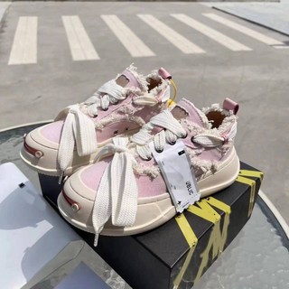 加寬加肥 韓版 帆布鞋女 百搭 厚底 運動休閒鞋