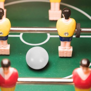 축구 축구유니폼12Pcs 컴팩트 흰색 테이블 Foosball 교체 공 데스크 축구 재미있는 게임 영역