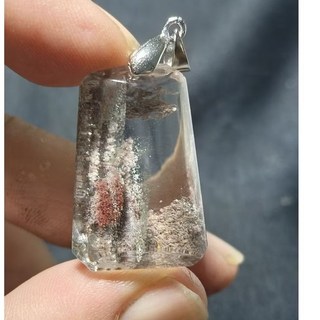 晶棋 紅幽靈水晶吊墜項鍊 1208-28