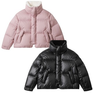 블랙야크키즈 [정품] [25FW] 여아 다운패딩 올겨울 멋스러운 오버핏 미들 다운 자켓