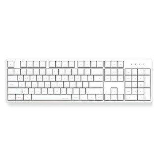 씽크웨이 토체프 301 유무선 저소음 104키 풀배열 기계식 키보드, 저소음 적축, 네온화이트