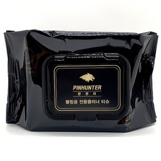 핀헌터 볼링공 전용클리너 티슈, 4개