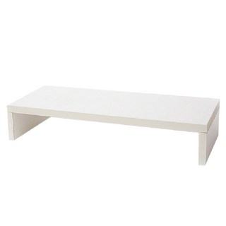 電腦螢幕增高架 桌上螢幕架 鍵盤收納架 螢幕收納架 桌面電腦架 筆電平板電腦支架 38cm款, 電腦螢幕增高架 (白色 38CM), 白色