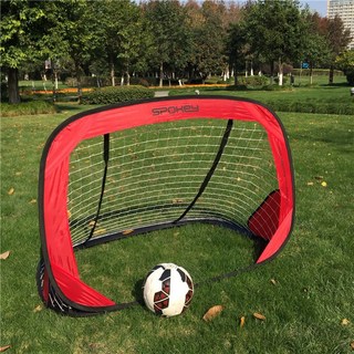 접이식 축구 골대 네트 실내 접이식 풋살 네트 간이골대 트래핑 연습 휴대 조기축구, E 빨간색, 1개