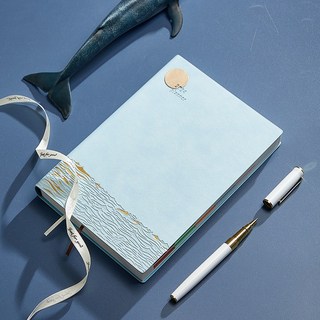 嘉義出貨 2024年日程本 計劃本 A5記事本 國潮365天計劃效率手冊時間管理手賬, 藍色, 1個