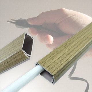 건shop디자인 나뭇결 전선커버 선정리쫄대, 23mm