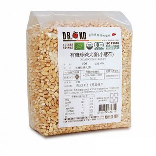 DR.OKO 珍珠大麥(小薏仁) 500g, 1個