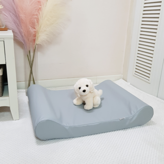 NEW 시멍스 프리미엄 3D 펫베드 강아지 고양이 침대 방석 소형견 중형견, 방수 그레이, 시멍스 3D 펫베드, 1개