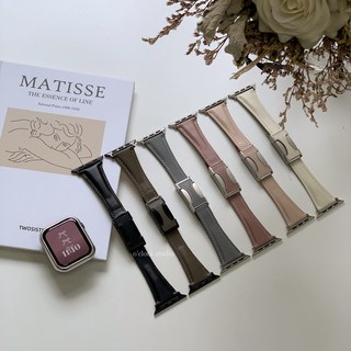 O'CLOCK STUDIO 莫蘭迪高質感H磁扣 Apple Watch錶帶, 1個