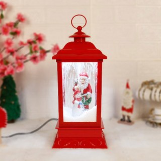 거실 겨울 인테리어 가랜드 벽장식 크리스마스 소품 가로등 카페, 크리스마스 레드 샹들리에