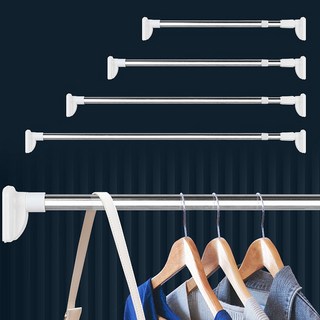 큰발압축봉 강력 미니 옷걸이 옷봉 길이조절봉 옷장 걸이 초강력, 25mm큰발압축봉 280