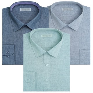 레이지옴므 남자 보카시 긴팔 와이셔츠 남성용 직장인 회사원 정장 셔츠