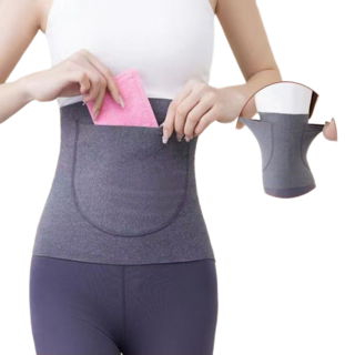 헬로그미 남여공용 비치기모 배워머 복부워머 보온 복대 허리보호대 2P