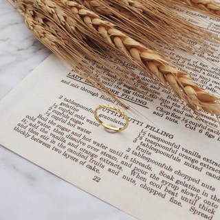 【大員囡仔 純銀戒指】刻花 三色 尾戒 925純銀女戒