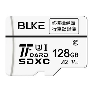 BLKE 32GB TF記憶卡 監控攝像頭 行車記錄儀專用 A2 V30 高速傳輸, 1個, 128GB