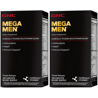 GNC 메가맨 남성 멀티비타민 180정 2개