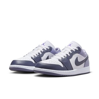 韓國 代購AIR JORDAN 1 LOW 休閒鞋 男款 灰紫 553558-145