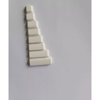 기계식 키보드 스페이스 바 키 캡 MX 스위치용 체리 프로파일 7U 6 5U 25U 6U 3U 2 75U, white 8 keys