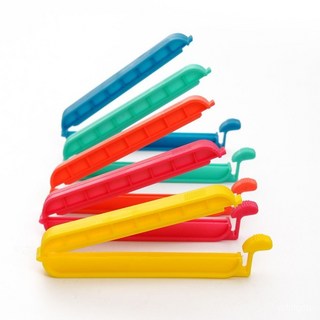 密封夾 食品袋封口夾 零食夾 防潮保鮮夾, 1個, 食品封口夹 混色5個,開合方便-簡單實用