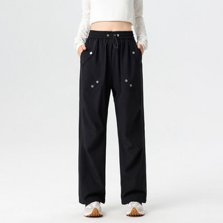 有加絨款 秋季新款情侶款休閑褲男女同款