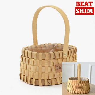 가드닝라탄화분케이스 타원형플랜트커버인테리어용