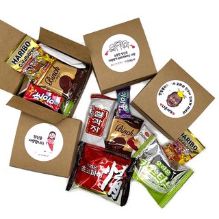 알짜배기 과자선물세트, 10세트, 알짜배기 간식세트 1호