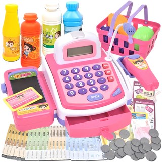 哈囉小梅子 超大收銀機玩具組, 粉紅色