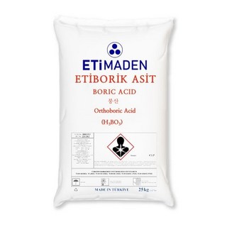 붕산 비료 원료 25kg 수용성 붕소50% 이상함유 붕소결핍현상 예방 회복, 1개