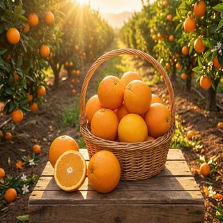 [당도확보] 껍질 얇고 과육 꽉찬 달콤한 네이블오렌지, 1박스, 천국의 네이블 오렌지 1.9kg (10개입)