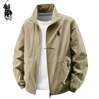 保羅艾布納男士夾克外套防風防水戶外三防衝鋒衣寬鬆大尺碼休閒外套