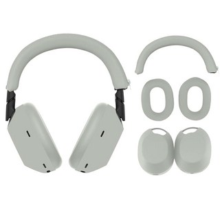 [3세트] 소니 WH-1000XM6용 케이스 커버 NOUKAJU 실리콘 보호 커버 실리콘 이어 패드 및 헤드밴드 및 이어 컵 프로텍터 소니 WH-1000XM6용 케이스(플, [3세트] 소니 WH-1000XM6용 케이스 커버, N