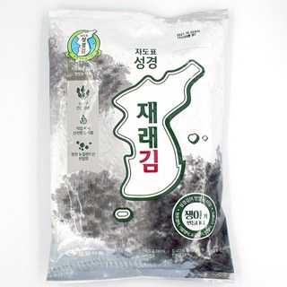 성경김 지도표 어르신 밥 만찬 구운 도시락 재래 전장김 60g, 1개