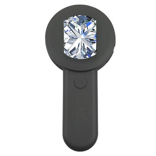 臺灣出貨聖創電子放大鏡高清正品100倍鑒定專用手持珠寶1000顯微鏡ic晶片高倍錢幣郵票鑽石紫砂壺天珠奢侈品k, 1個, 無記憶體卡灰色電子放大鏡白紫雙燈/收納袋