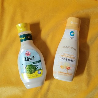 코올슬로 드레싱(양배추샐러드 등) +콘치즈와 토스트로 즐기는 스위트콘 마요소스, 1개