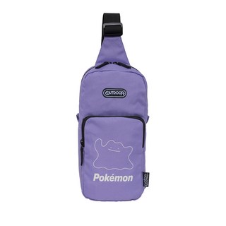 寶可夢 Pokemon 夜光百變怪單肩包 大 旅遊包 外出包, 紫色