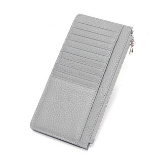 長夾 男士牛皮拉鍊錢包 多卡位手拿包