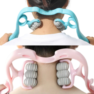 아바나 살림데이 4세대 셀프 마사지기 다용도 롤러 지압 마사지 경추 목 주물럭 안마 승모근 안마기 허벅지 종아리, 상세페이지 참조, 상세페이지 참조, 1개