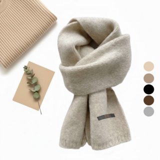 블링홈즈 여성 목도리 쁘띠 니트 머플러