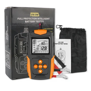 12V 자동차 배터리 테스터 분석기 습식/젤/납산 크랭킹 충전 도구 용 진단, 01 Tk100