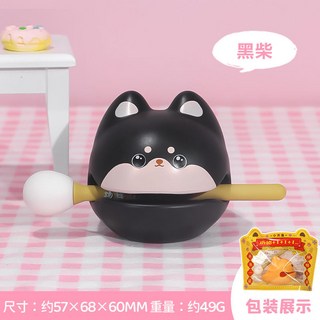 物超所值貓咪木魚 解壓小木魚 功德木魚 小木魚 解壓木魚 迷你木魚 可愛木魚 敲打木魚 解壓神器 桌麵擺件, 1個, 木黑柴