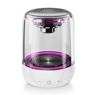 炫彩藍芽音響 迷你便攜 無線連接 高音質喇叭 多種播放模式 持久續航, 白色, C7