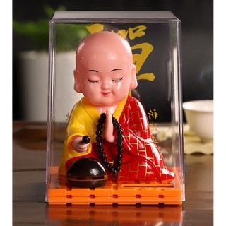 목탁 목탁치는 스님 약사여래불 불경 지장보살 약사여래 불상 삼존불 2368, 빨강스님 소형, 빨강스님