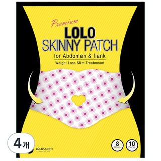 로로스키니 바디패치 복부 및 옆구리용, 10개입, 4개