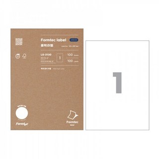 폼텍라벨 분류표기용 100매입 LS-3130, 상세페이지 참조