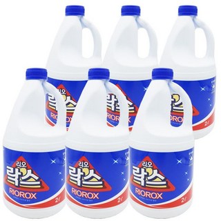 리오락스 2L x 6개 살균 소독 악취제거 표백 락스