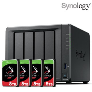 [ 시놀로지 공식총판 ] 시놀로지 나스 DS423+4Bay [32TB]씨게이트 아이언울프 8TBX4EA NAS HDD 합본